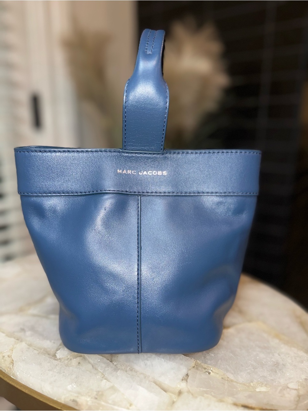 Marc Jacobs The Dual Small Bucket Bag in Blue Sea 🌊 Gorgeous NWOT - Picture 3 of 15